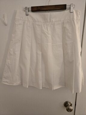 J. Crew Factory White A-Line Skirt